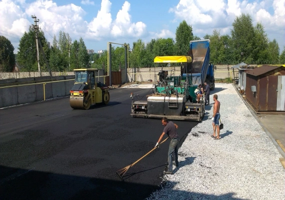 Устройство автодорог в Фосфоритном и Воскресенском районе